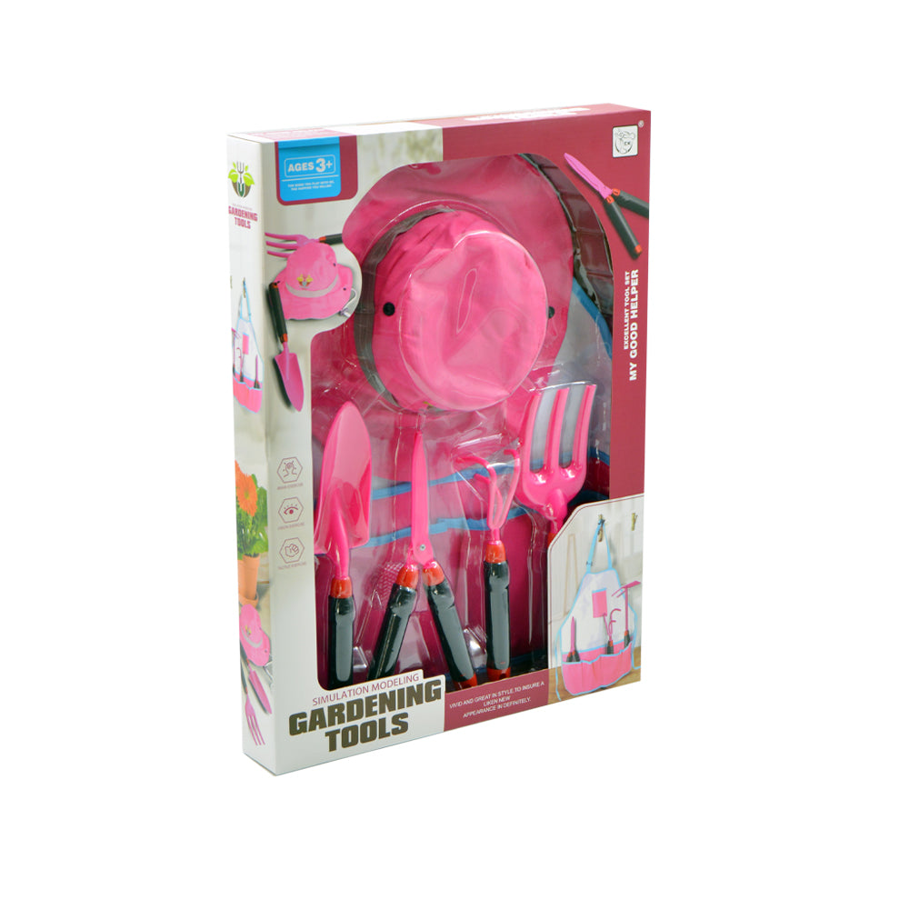 Links to GARDENING TOOLS SET PINK by