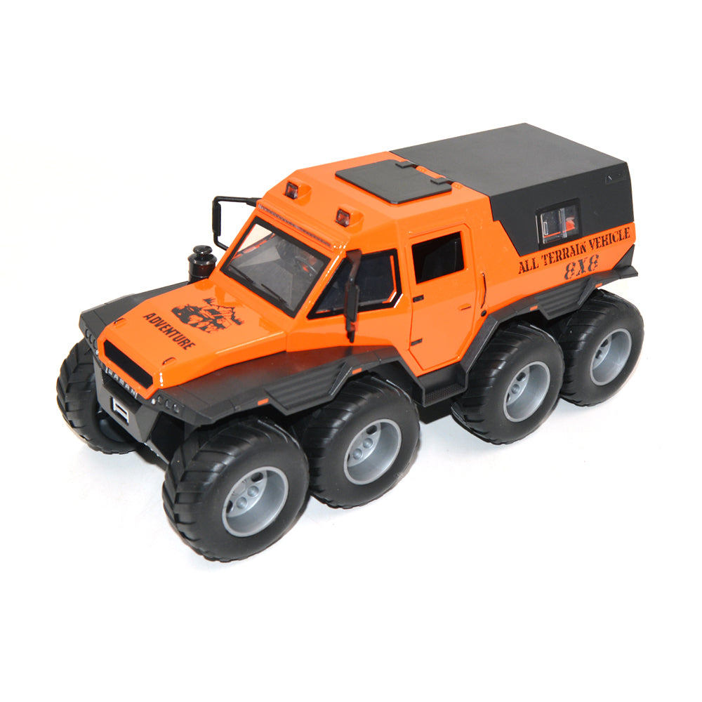 Atv 8x8 Model 1:24 Scale (3 Assorted Colors, Sold As Single)