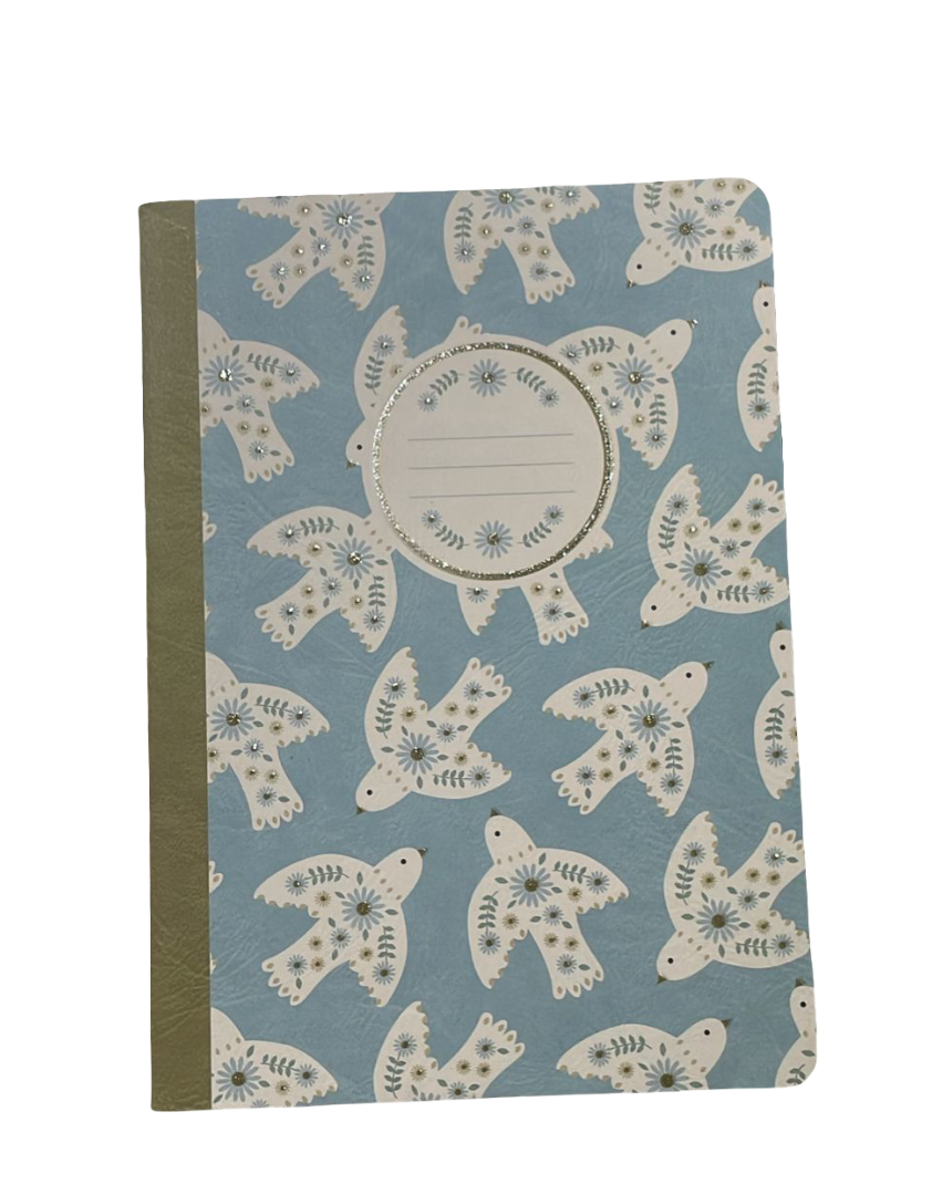 A5 Exercise Book – 48 Sheets, 90 GSM, Lined – Birds Design