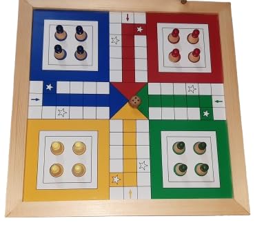 Ludo Wooden Board Game for Kids and Adults 50cm * 50cm