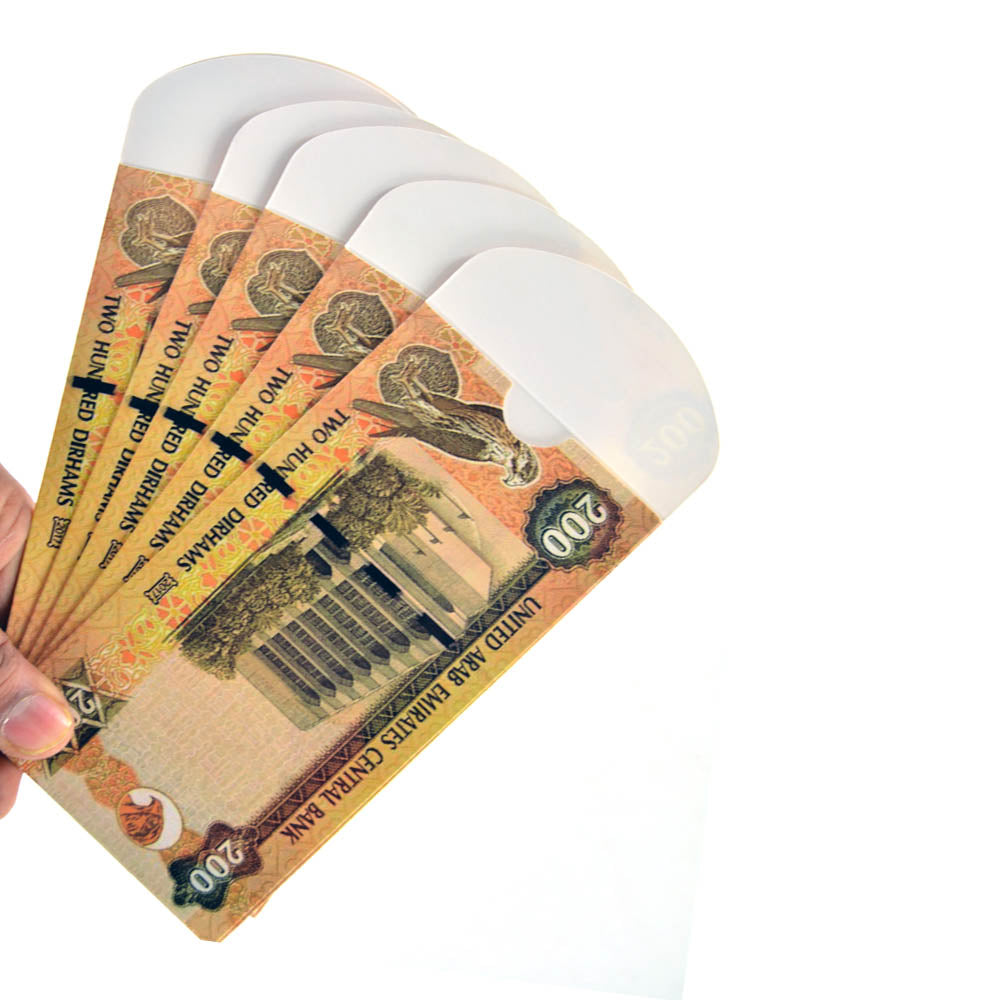 AED 200 Money Gift Envelopes – 6 PCS Pack | Cash Gift & Eidi Envelopes