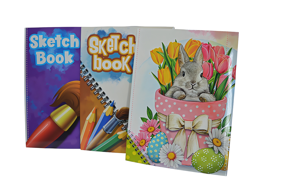 Sketch Book A4 (Assorted Designs, Sold as Single)