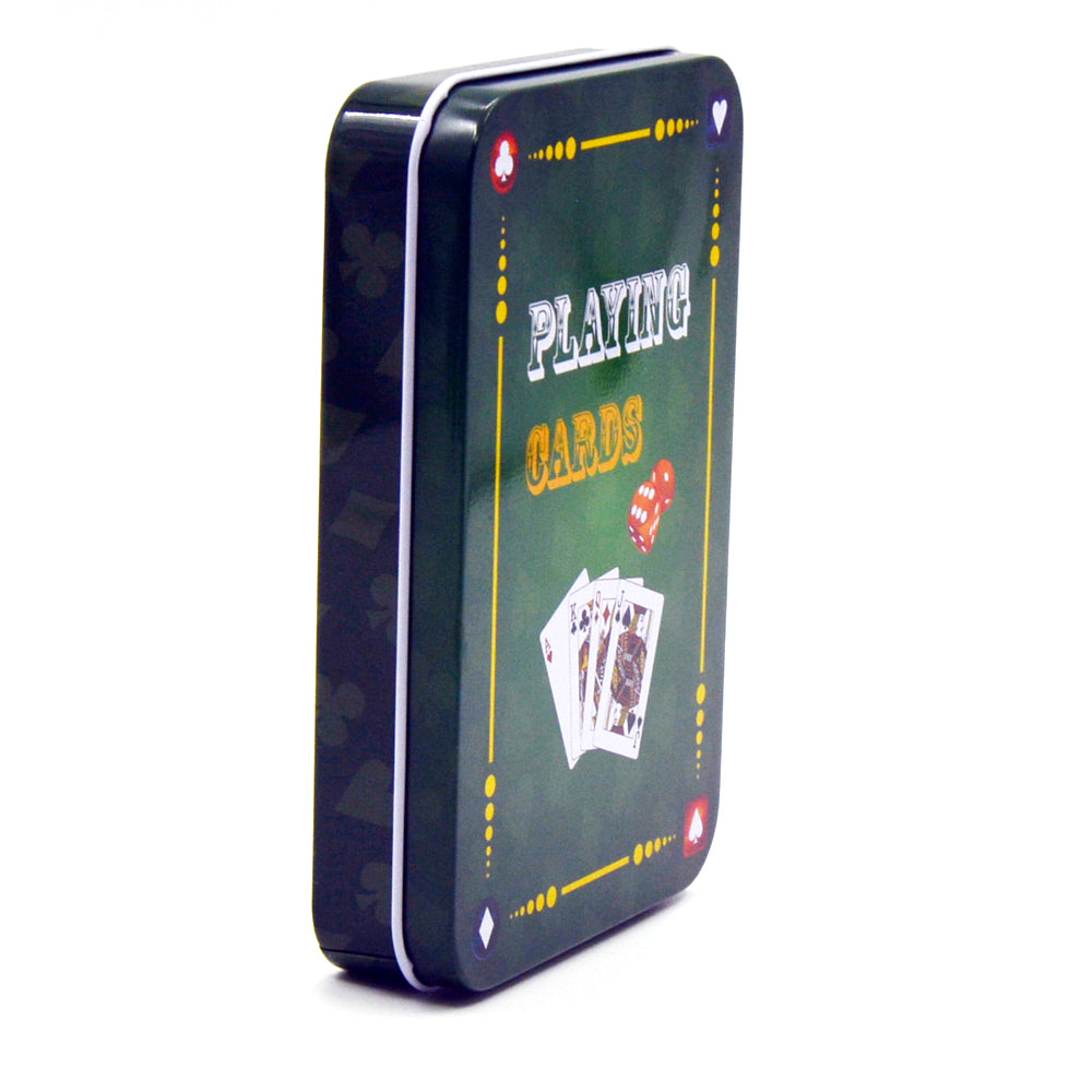 Poker Playing Cards Green Box