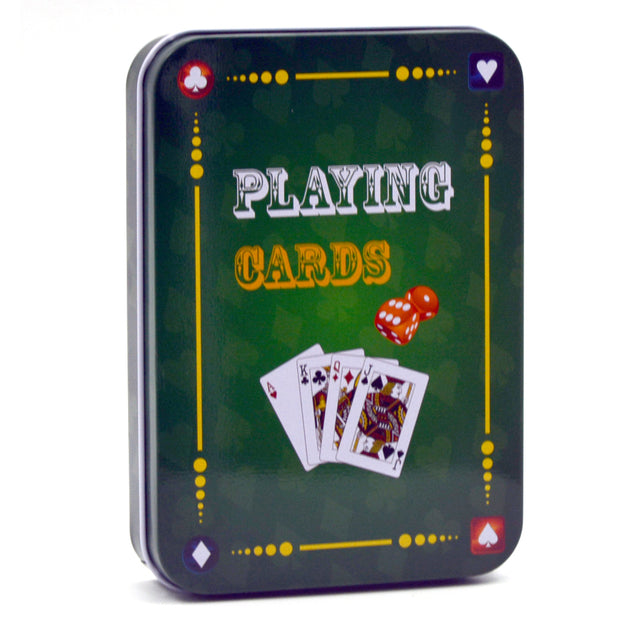 Poker Playing Cards Green Box