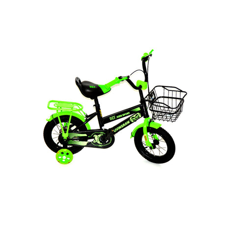 Bicycle with Hand Brake, Basket & Carrier-12 inch