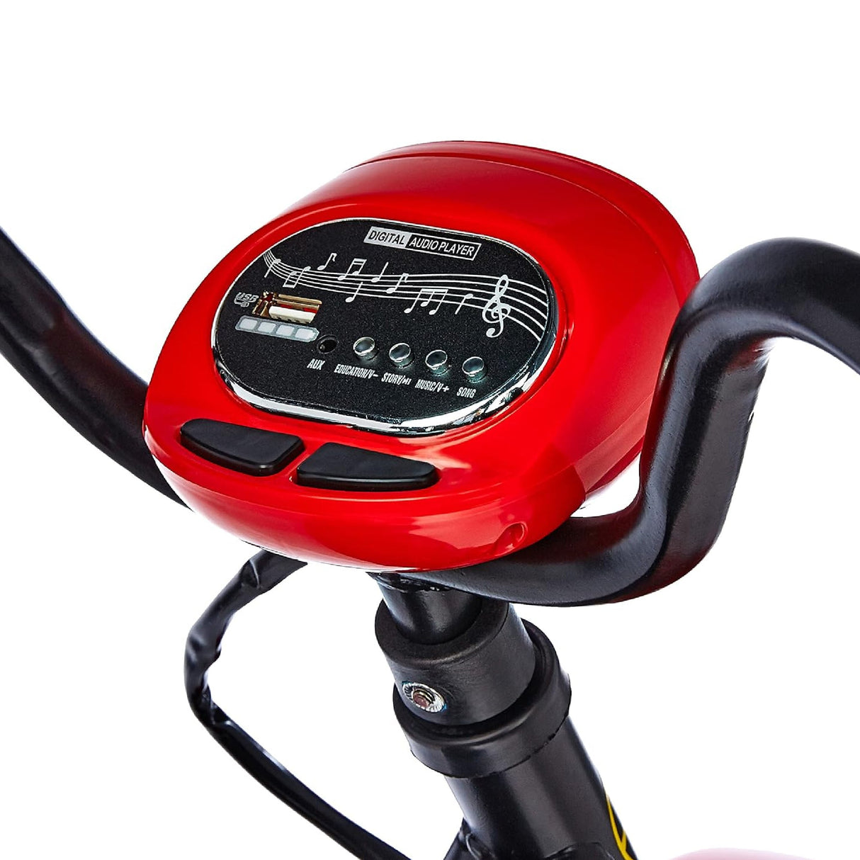 Megastar Coco Qk306 - Ride On 6v City C-Co Fat Tyre Motorcycle-Red