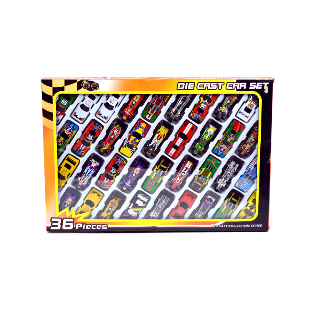 Links to DIE-CAST CAR 36 PIECES SET by