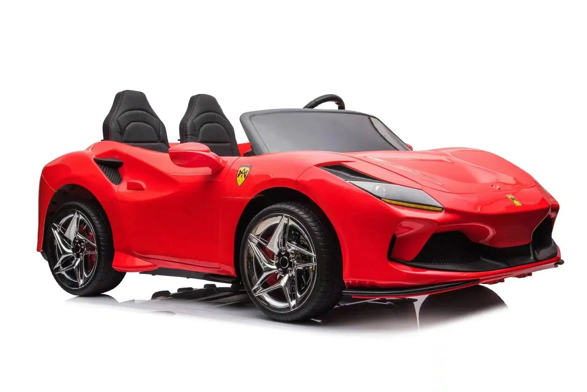 24V Ferrari F8 Style Kids Electric Ride-On Car XXL 2-Seater with Remote Control