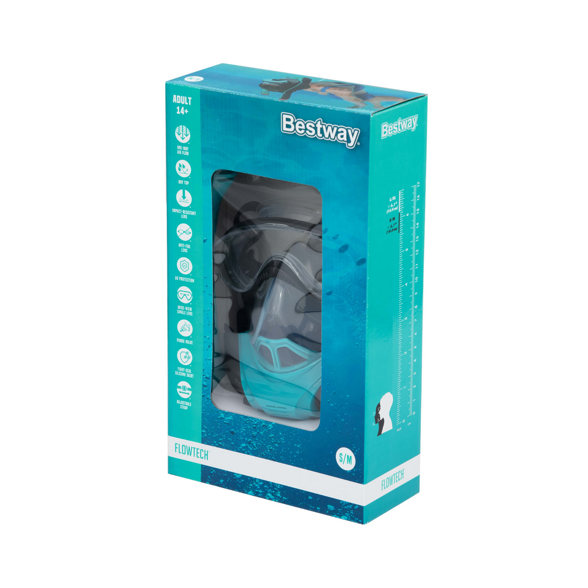 Bestway Flowtech Full-Face Snorkeling Mask (S/M)