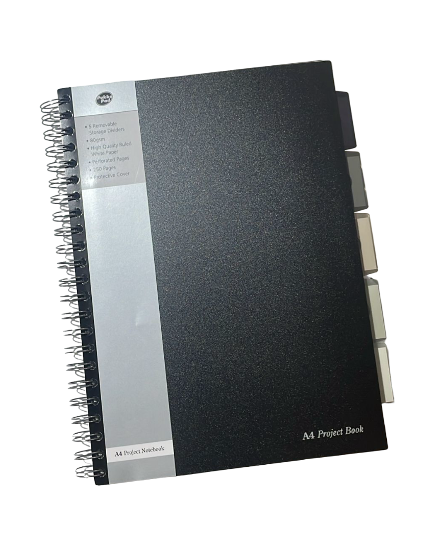 A4 Project Notebook – 250 Pages