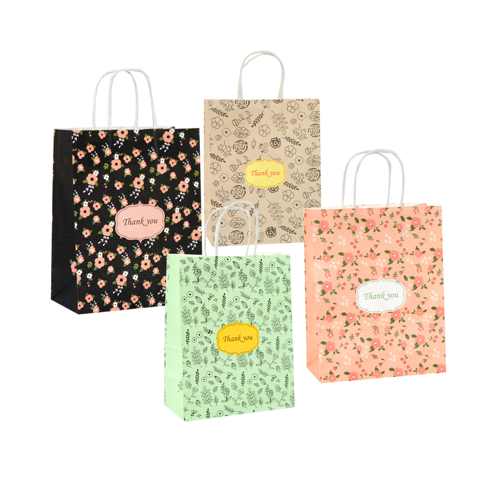 Gift Bag 6 Pcs 27x21x11 cm Assorted