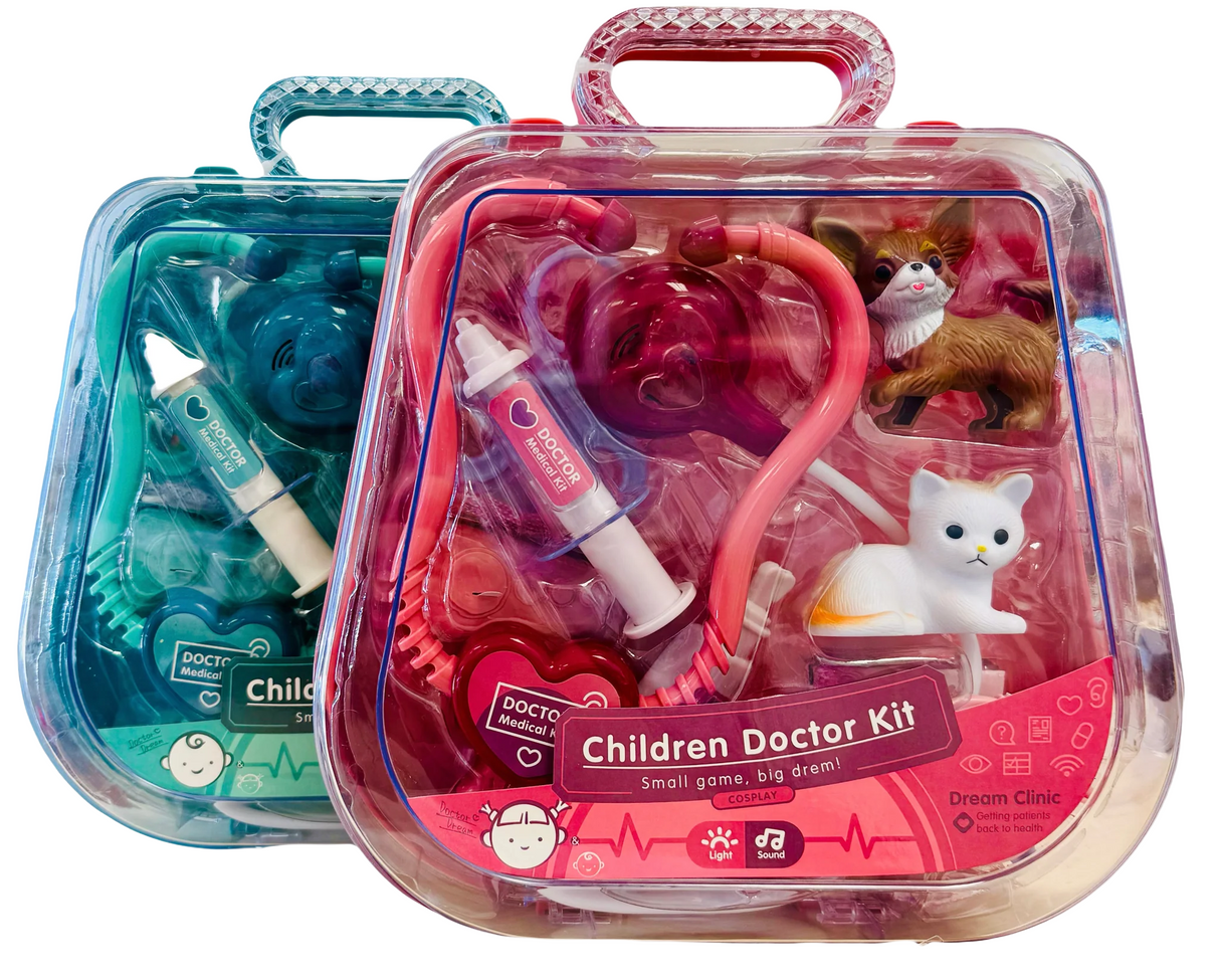 Kids Doctor Kit Dream Clinic - Pretend Play Medical Set Assorted Styles, Sold as single