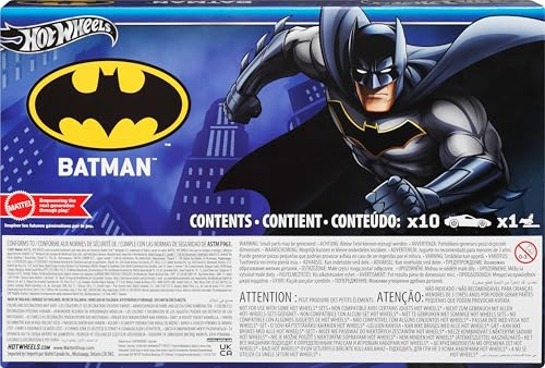 Hot Wheels Batman 10-Pack 1:64 Scale