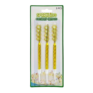 Candle Set 3 Pieces Multi Color