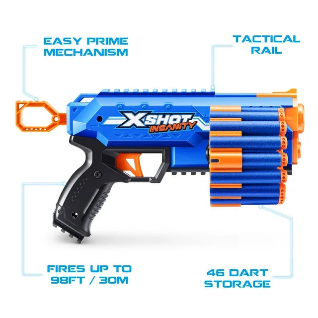 Zuru XShot Insanity Manic Blaster - Foam Blaster Action