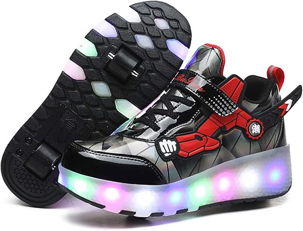 Roller Skates Shoes LED Light Size 36 Assorted