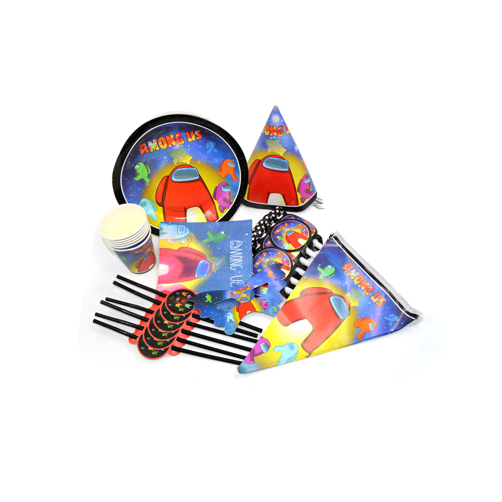 Among Us Party Tableware