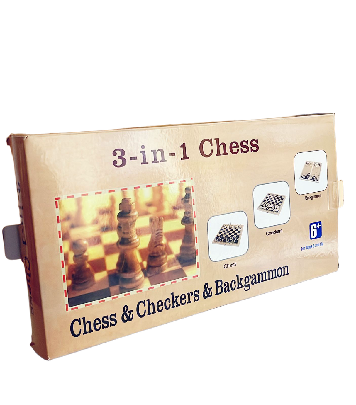 3 in 1 Chess Set Classic Board Game for All Ages