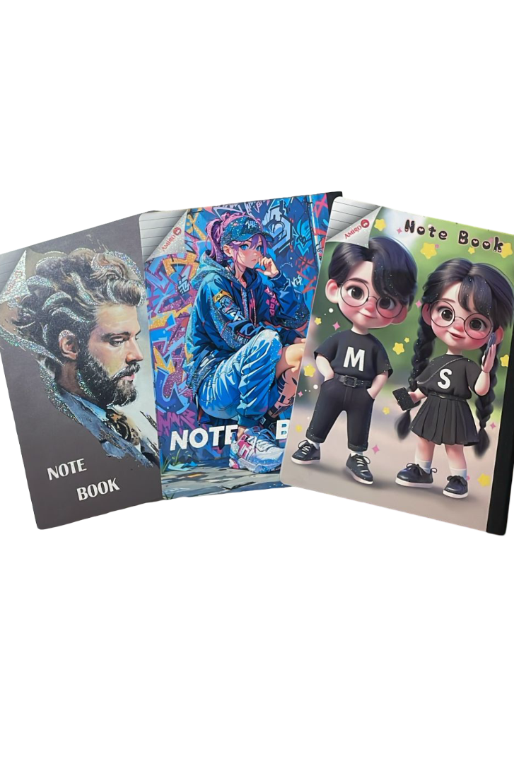 Notebook 70 GSM (Assorted Designs, Sold as Single)
