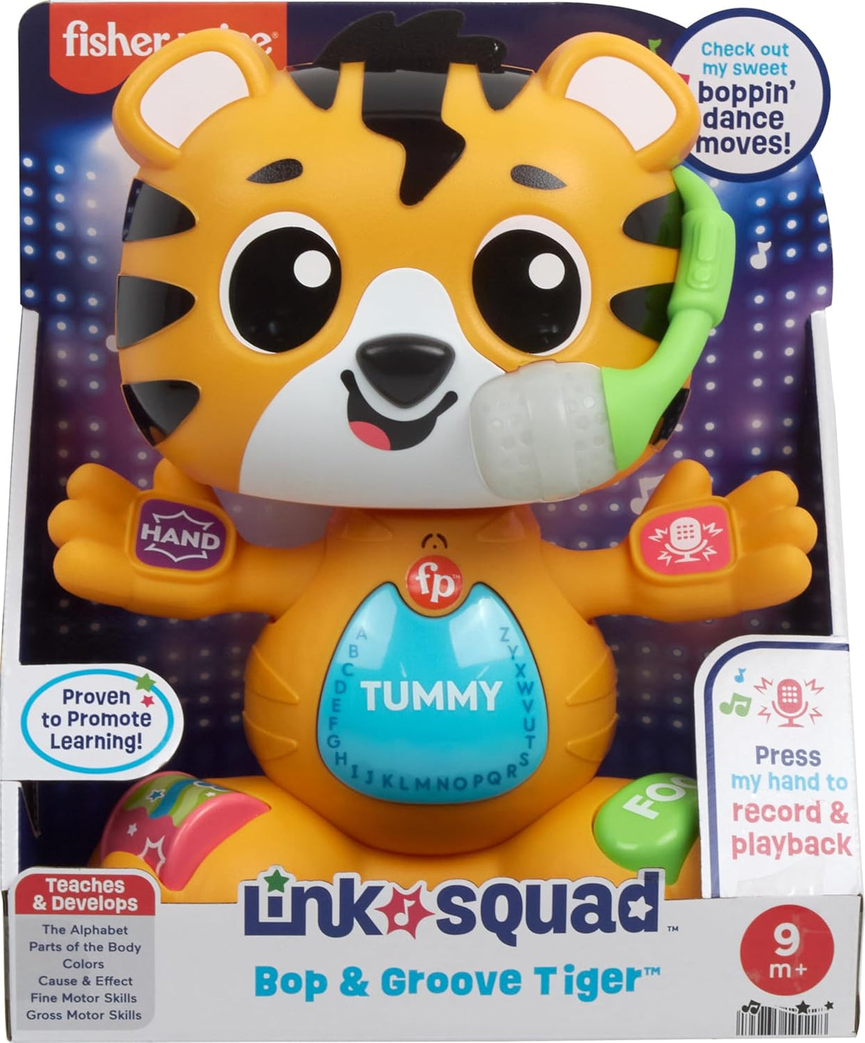 Fisher-Price Link Squad Bop & Groove Tiger