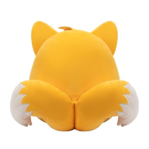 Squishmallows Original 14in “Sonic The Hedgehog” Tails Holding Gold Rings Plush (Large)
