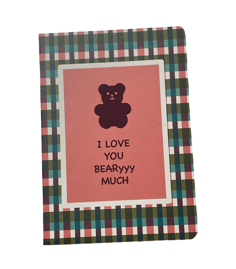 A5 Exercise Book – 48 Sheets, 90 GSM, Lined – Teddy Bear Design