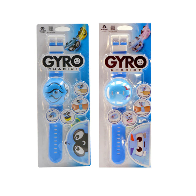 Links to GYRO CHARIOT PULL BACK TOY WATCH BLUE by