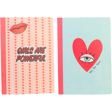 Ancor A5 Girl Power Spiral Notebook (48 Sheets, 90g)