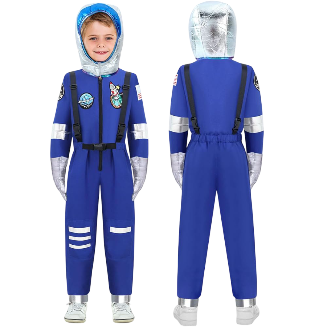 Kids Astronaut Costume – Blue (Small)