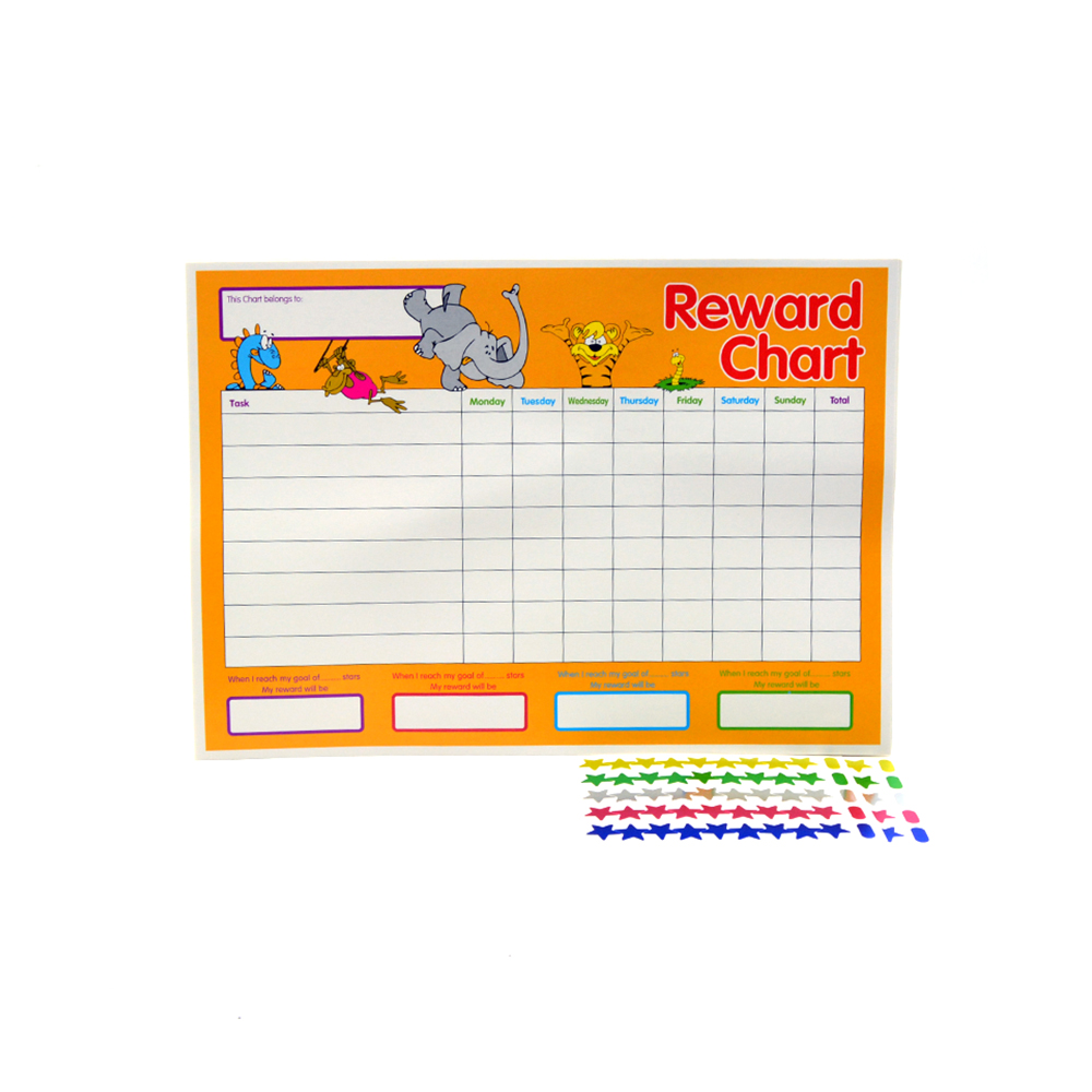 Reward Chart Sheet Sticker 4 Sheets