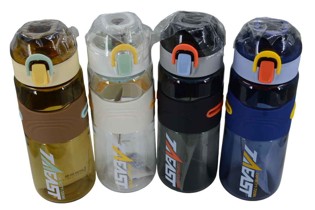 Sports Plastic Water Bottle (Assorted Designs, Sold as Single)