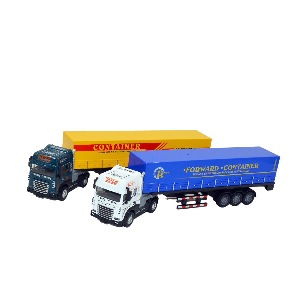Semi-Trailer Truck Model 1:24 Scale (2 Assorted Colors, Sold As Single)