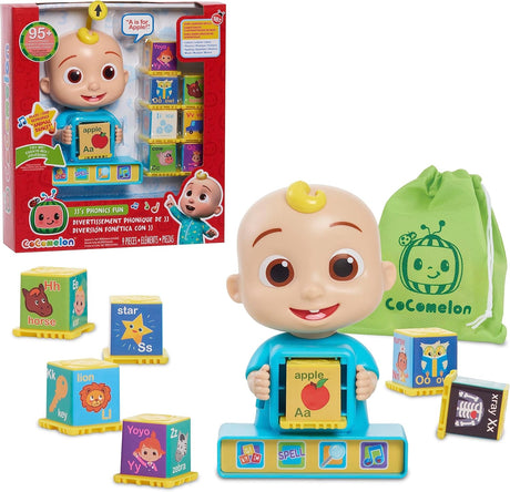 Links to CoComelon JJ Phonics Fun Interactive Learning and Education Playset 9-Pieces by