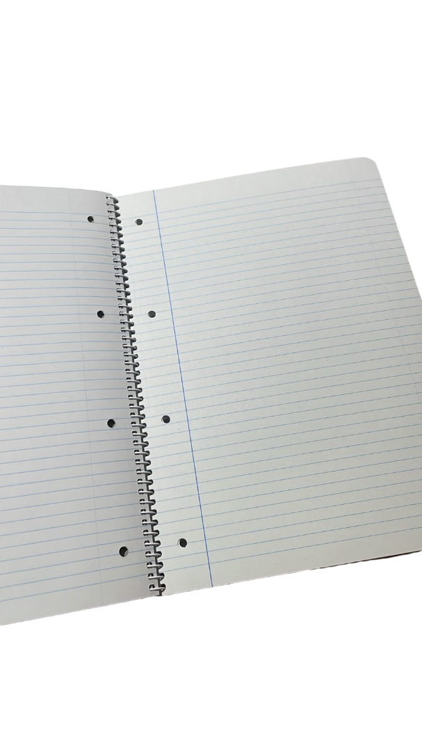 A4 Hardcover Spiral Notebook – 80 Sheets, 90 GSM, Lined – Teddy Bear Design