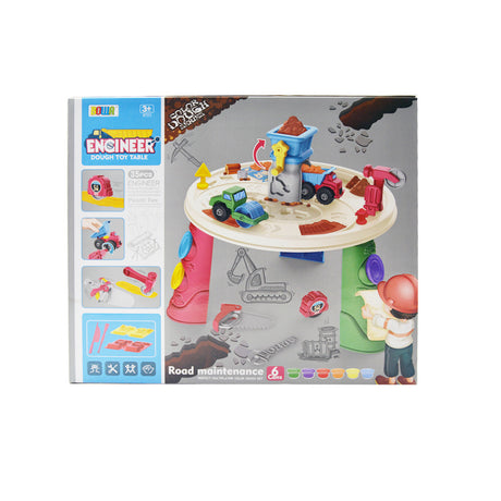 Links to ENGINEER DOUGH TOY TABLE 35 PCS by