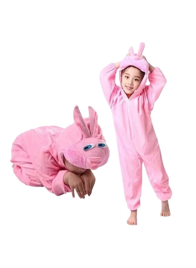 Kids Rabbit Costume – Pink (Small)
