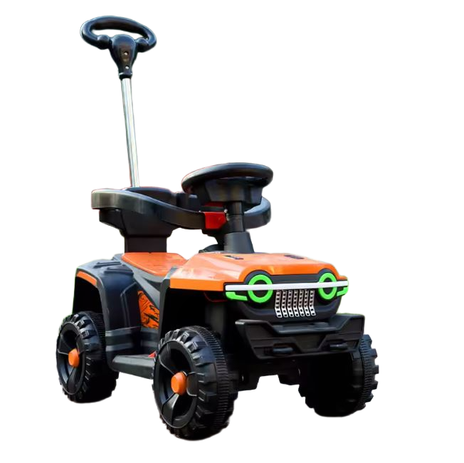 Push Pedal With Remote Control 1-6-Year-Old Children's Electric Four-Wheel Motorcycle Off-Road Vehicle