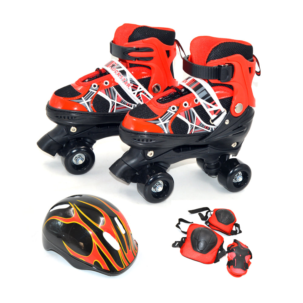 Quad Skate Shoes Combo Set For Children (Assorted Colors, Sold As Single)