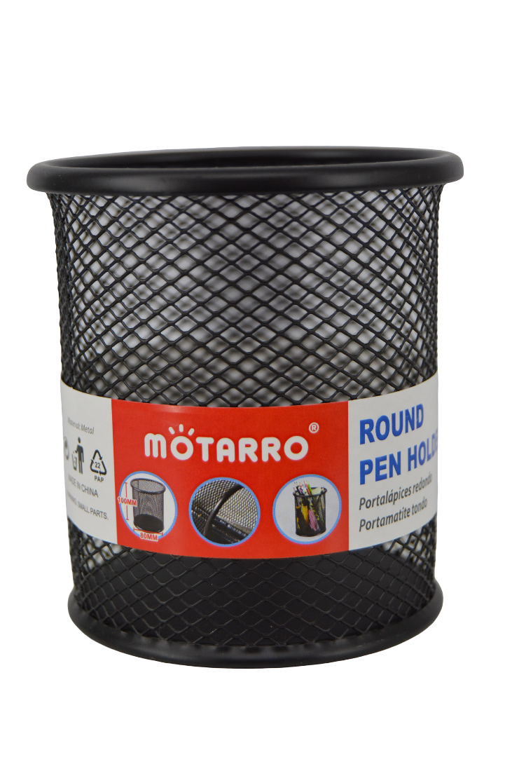 Motarro Round Pen Holder – Black
