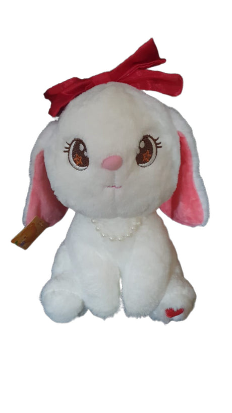 Links to Cute Cat With Big Ears 12 Inch Plush White by