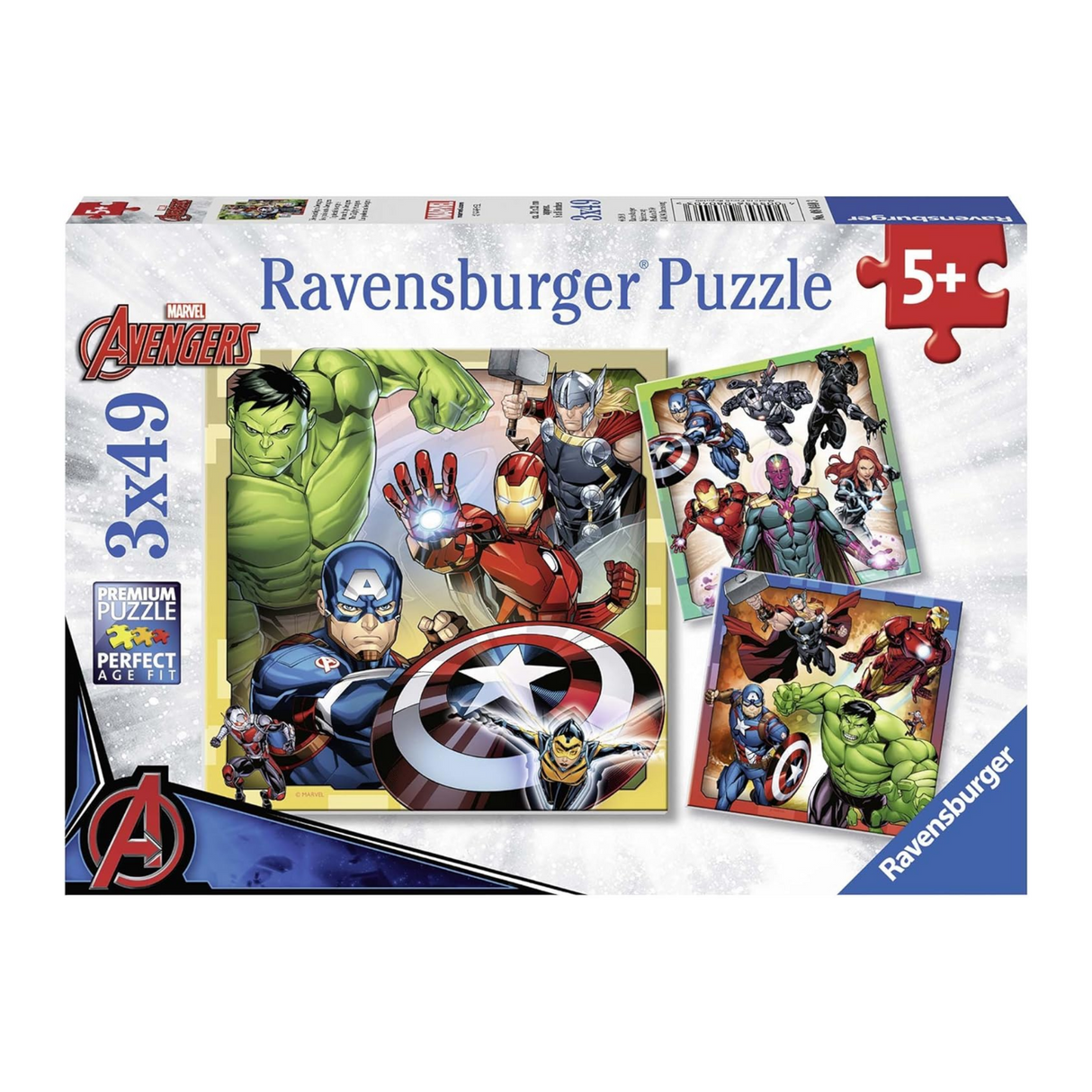 Ravensburger Marvel Avengers Puzzle, 3 X 49Pc