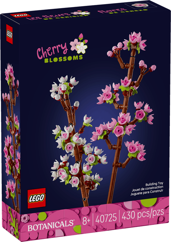 LEGO Botanicals Cherry Blossoms 40725 Building Kit 430 Pieces