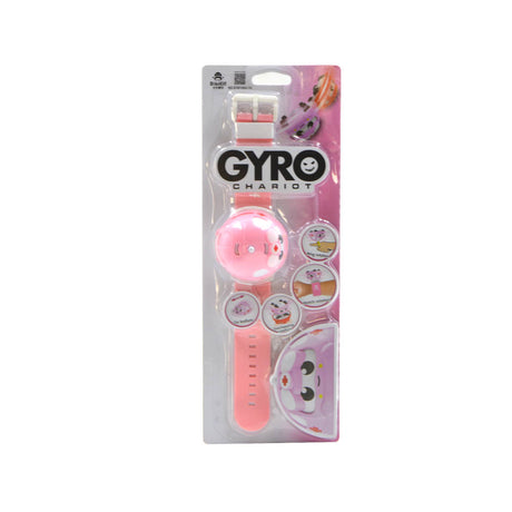 Links to  GYRO CHARIOT PULL BACK TOY WATCH CURIOUS PINK by