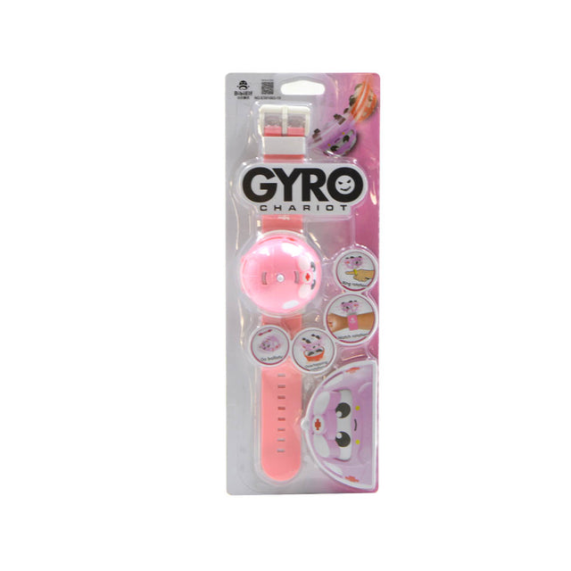 Links to  GYRO CHARIOT PULL BACK TOY WATCH CURIOUS PINK by