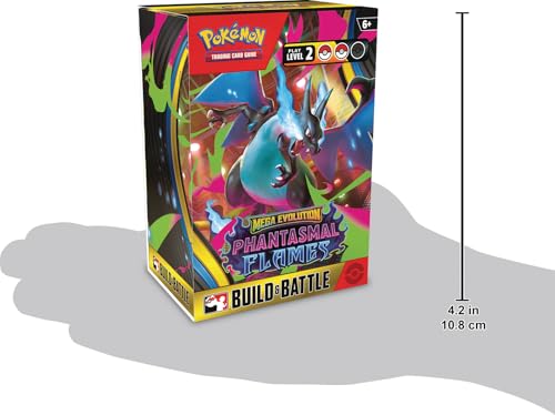 Pokemon TCG Mega Evolution Phantasmal Flames Build & Battle Box