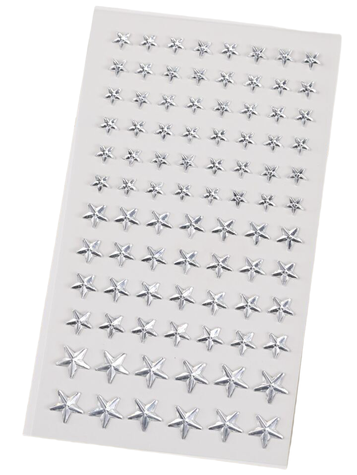 Crystal Star Rhinestone Stickers (Assorted, Sold As Single)