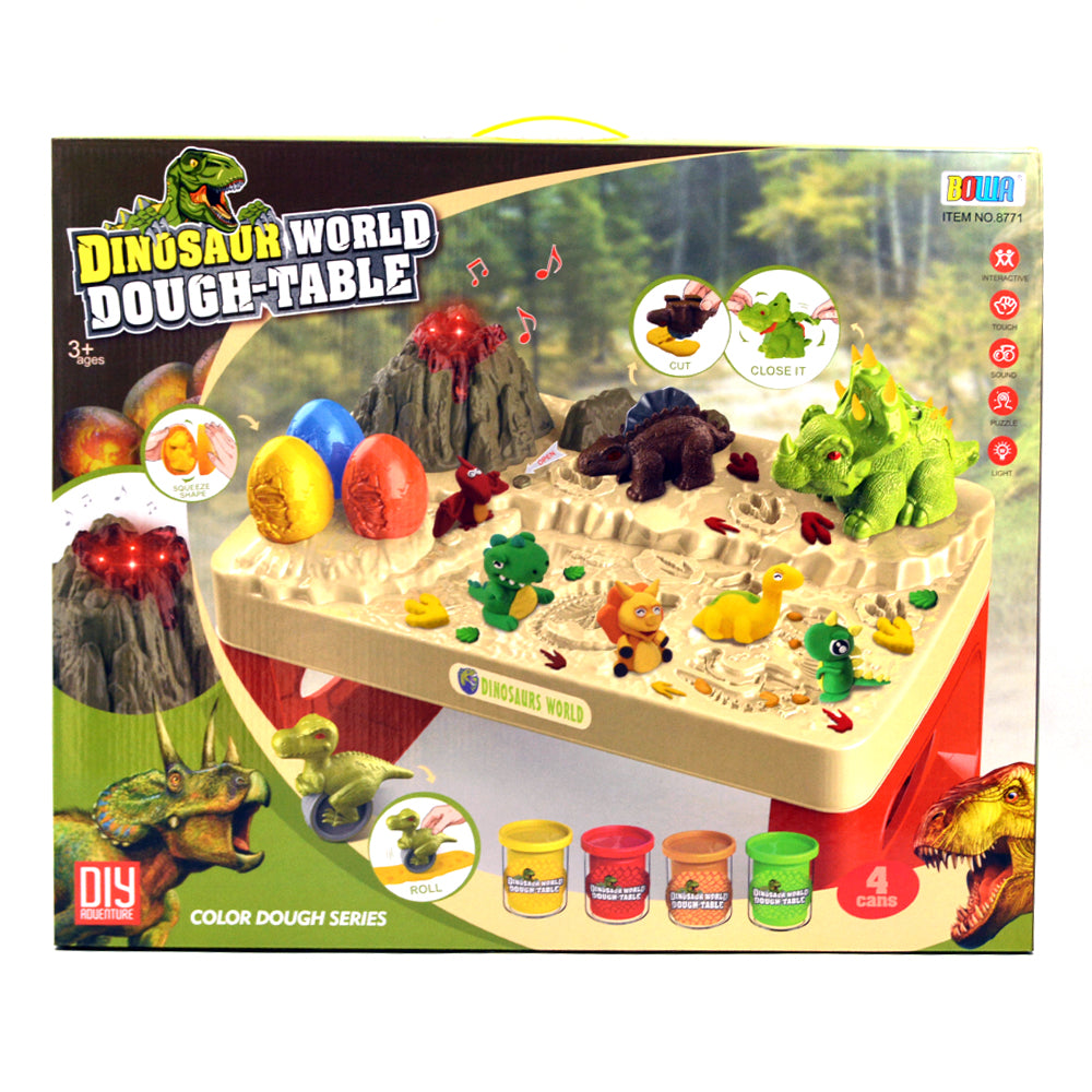 Links to DIY DINOSAUR WORLD DOUGH TABLE by