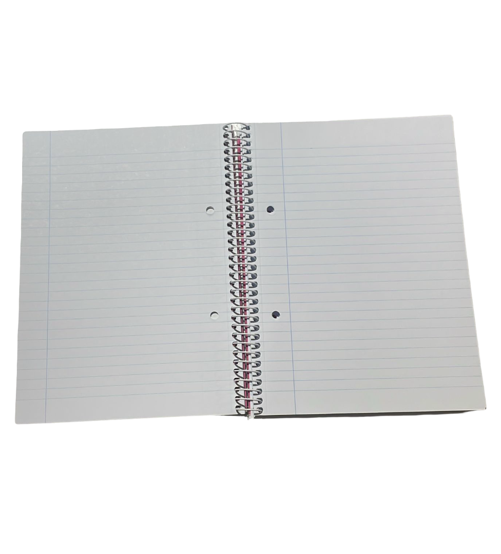 A5 Hardcover Spiral Notebook – 80 Sheets, 90 GSM, Lined – Princess Design