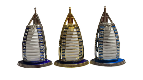 Burj Al Arab Metal Showpiece (Assorted Designs, Sold as Single)