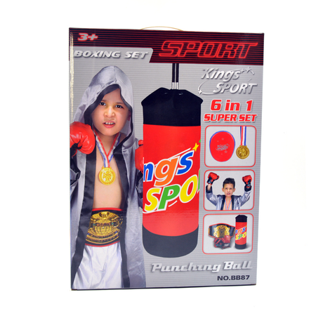 Links to KINGS SPORT PUNCHING BALL BOXING SET by